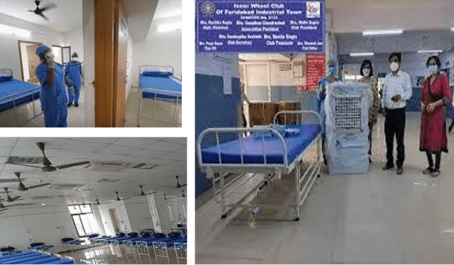 Installation Of Ceiling Fans & Air Coolers At Govt Hospitals